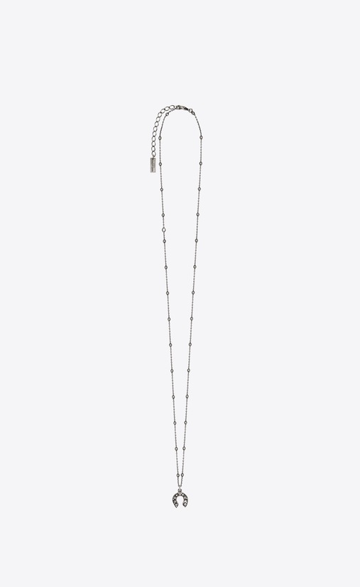 Charms Hufeisenanhänger aus silberfarbenem Metall